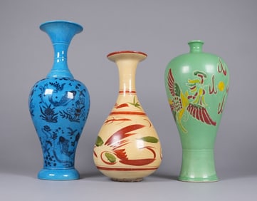 Lots Chinese fancy vase