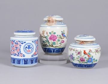 Lots Chinese fine jars