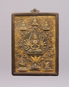 Tibetan heavy carved board