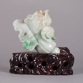Chinese jadeite cabbage with stand
