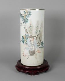 Chinese antique hat vase