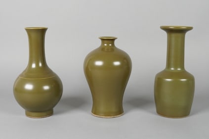 Lots Chinese green vase