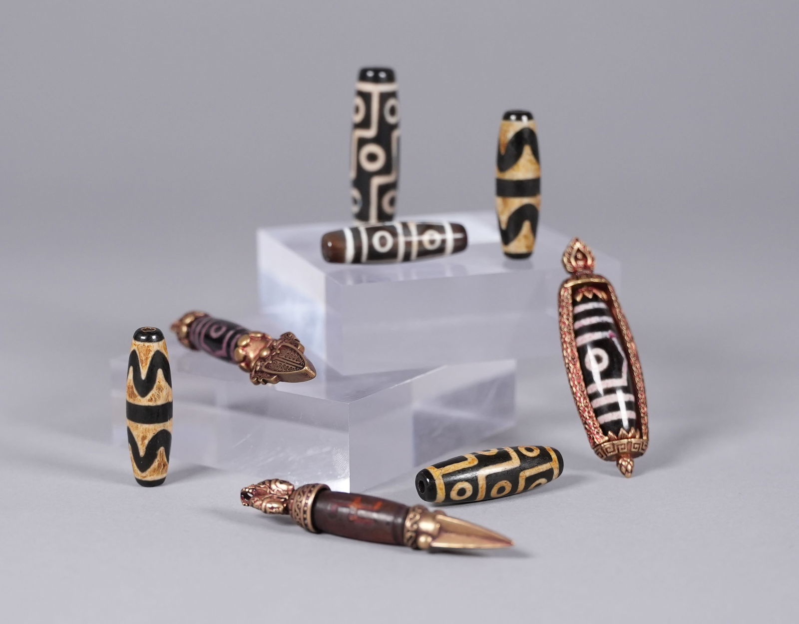 Lots Tibetan Dzi beads (1 of 6)