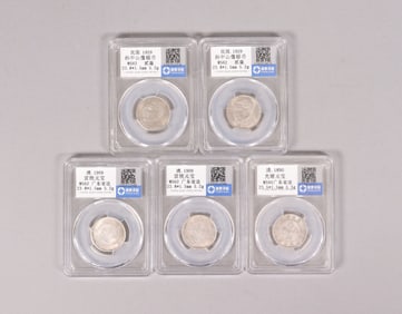 Lots Chinese coins ungraded