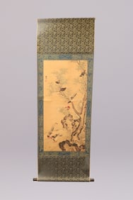 Chinese long scroll in box