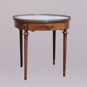 An antique side desk