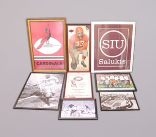 Lots framed sports photos