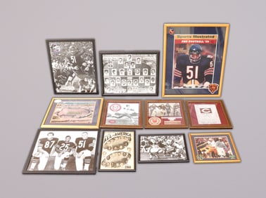 Lots framed sports photos