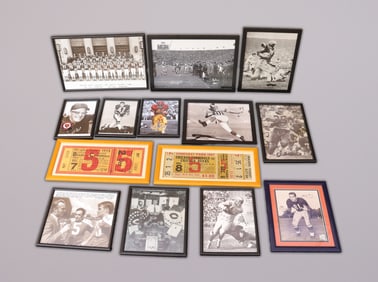 Lots framed sports photos