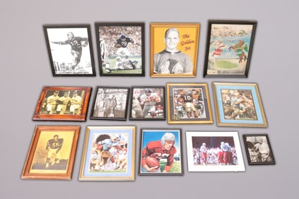 Lots framed sports photos