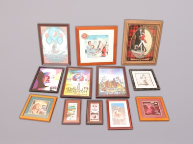 Lots framed sports photos