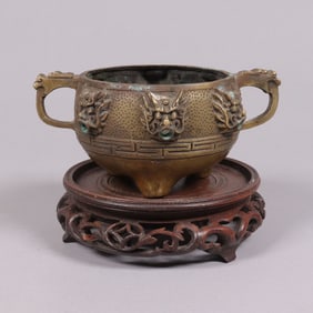 Chinese vintage brass censer
