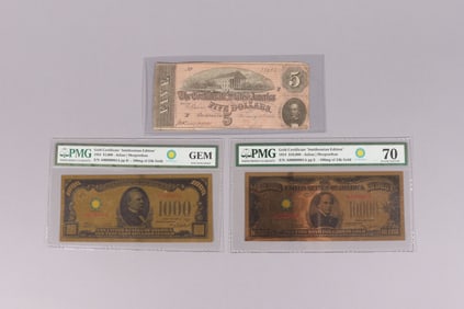 Lots antique currency