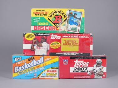 Lots vintage baseball cards sealed
