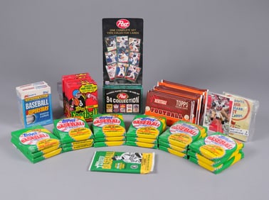 Lots vintage baseball cards sealed