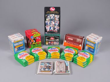 Lots vintage baseball cards sealed