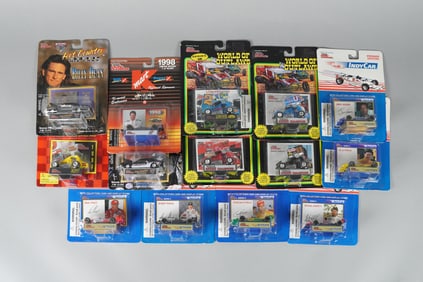Lots vintage car toys in packaging
