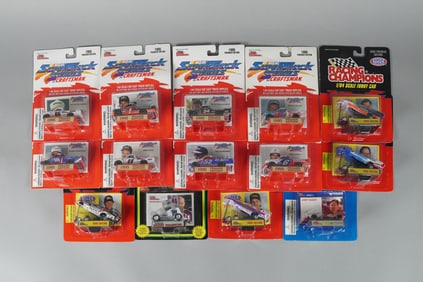 Lots vintage car toys in packaging