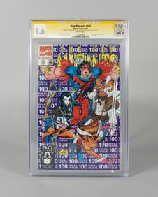 Marvel New Mutants 100 CGC signed