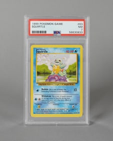 1999 Pokemon Squirtle PSA 7