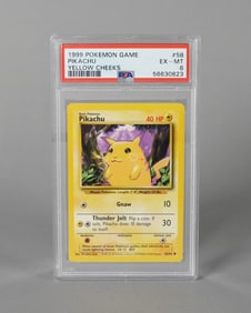 1999 Pokemon Pikachu PSA 6