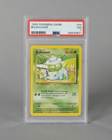 1999 Pokemon Bulbasaur PSA 7