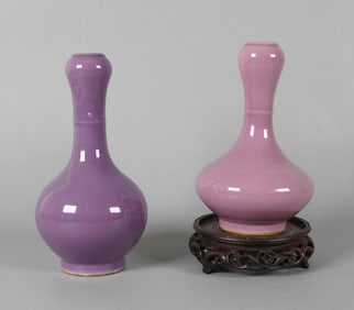 Lots Chinese purple vase