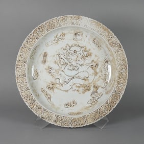 Chinese fine charger plate