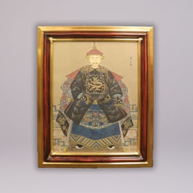 Chinese heavy framed painting