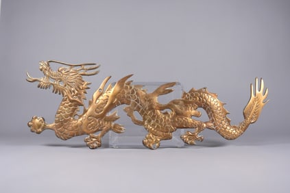 Chinese vintage brass dragon