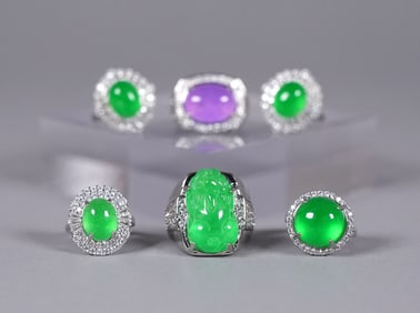 Lots Chinese fine rings
