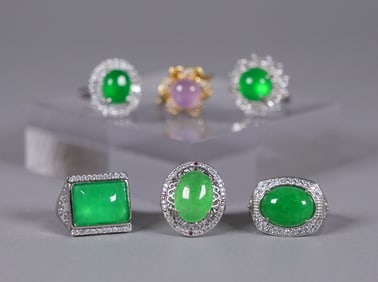 Lots Chinese fine rings