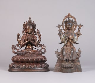 Lots Chinese buddha statues