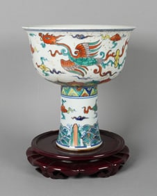 Chinese large stem cup