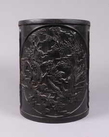 Chinese heavy brush pot