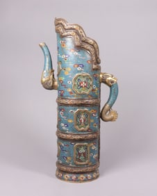 Chinese important closionne large ewer