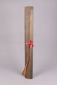 Chinese fine hand calligraphy scroll