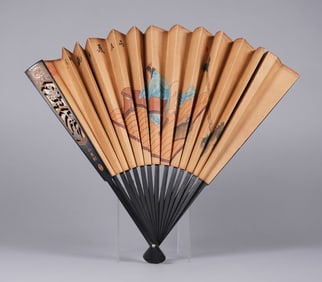 Chinese painting on fan