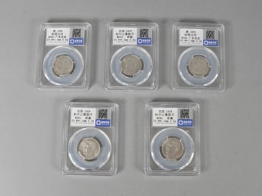 Lots Chinese coins ungraded