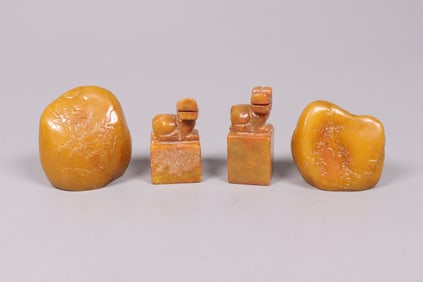 Lots Chinese carved items