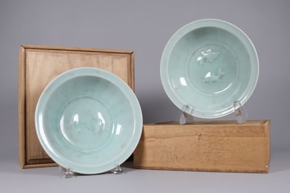 Lots Chinese fine celadon bowls