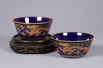 Chinese fine fancy cups