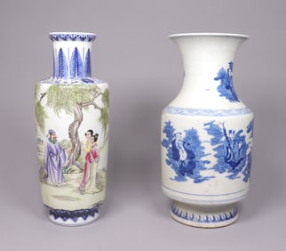 Lots Chinese tall vase