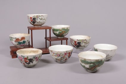 Lots Chinese vintage cups