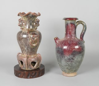Lots Chinese pottery vase
