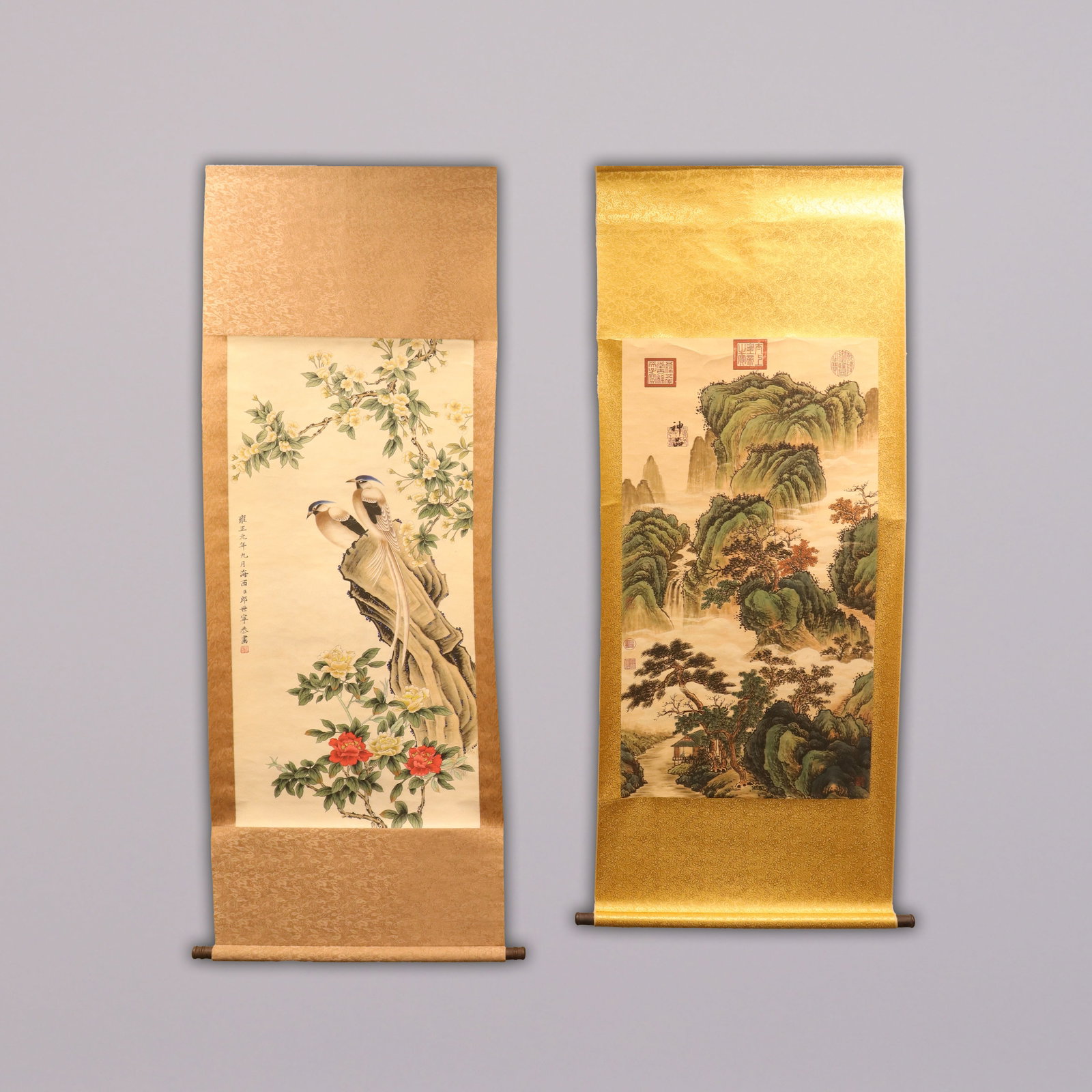 Lots Chinese estate scrolls: Lots Chinese estate scrolls.