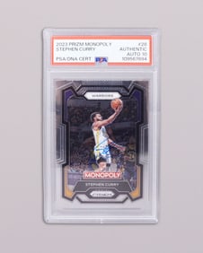 2023 Prizm Stephen Curry auto signed card PSA 10