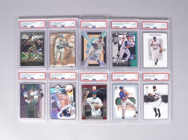 Lots Alex Rodriguez card PSA graded