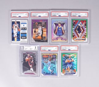 Lots NBA players card graded
