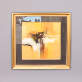 A framed Franceso Savinelli art